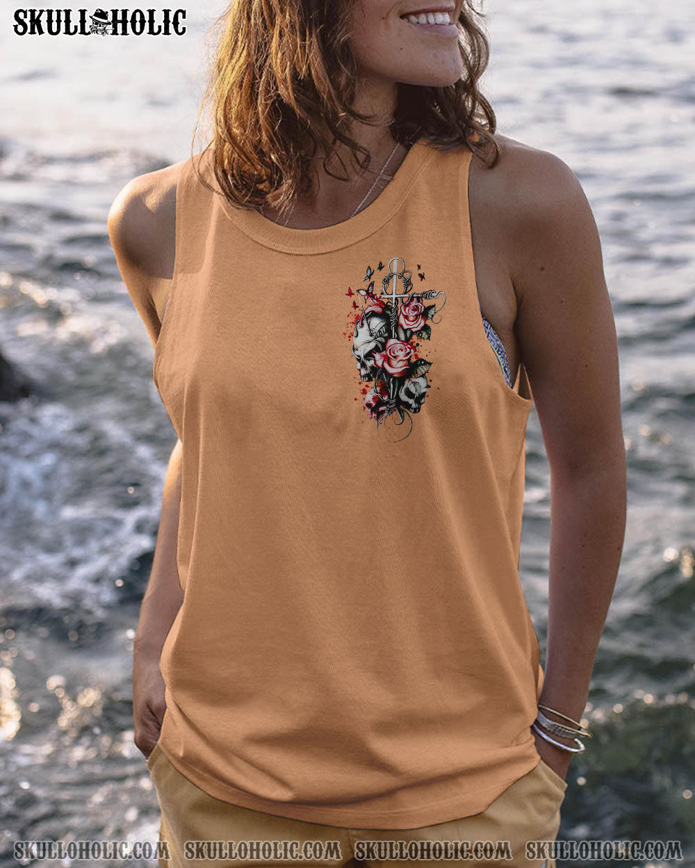 STUCK BETWEEN IDK IDC AND IDGAF ROSE SKULL ALL OVER PRINT – TLTR3001235