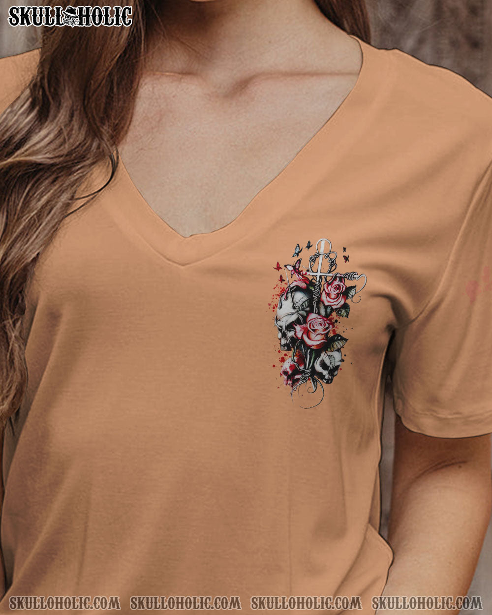 STUCK BETWEEN IDK IDC AND IDGAF ROSE SKULL ALL OVER PRINT – TLTR3001235