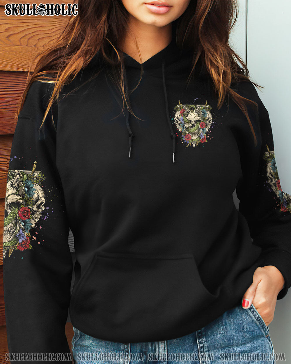 STUCK BETWEEN IDK IDC AND IDGAF SKULL ALL OVER PRINT – YHHG3001234