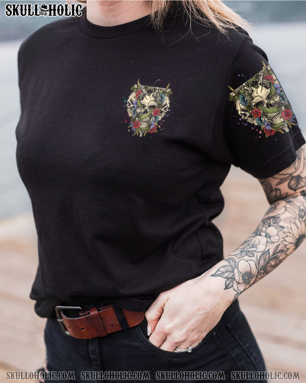 STUCK BETWEEN IDK IDC AND IDGAF SKULL ALL OVER PRINT – YHHG3001234