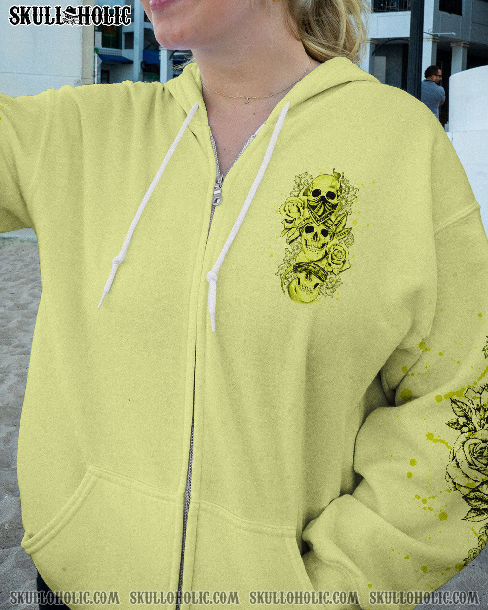 STUCK BETWEEN IDK IDC AND IDGAF SKULL ALL OVER PRINT – YHLN1002231