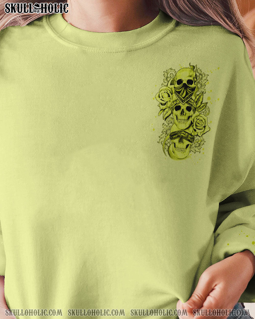 STUCK BETWEEN IDK IDC AND IDGAF SKULL ALL OVER PRINT – YHLN1002231