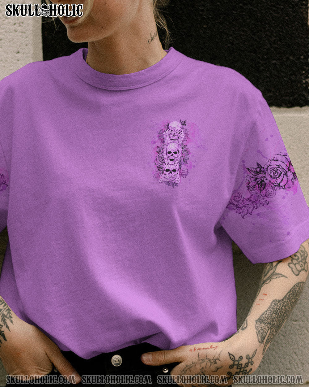 STUCK BETWEEN IDK IDC AND IDGAF SKULL ALL OVER PRINT – YHLN2212221