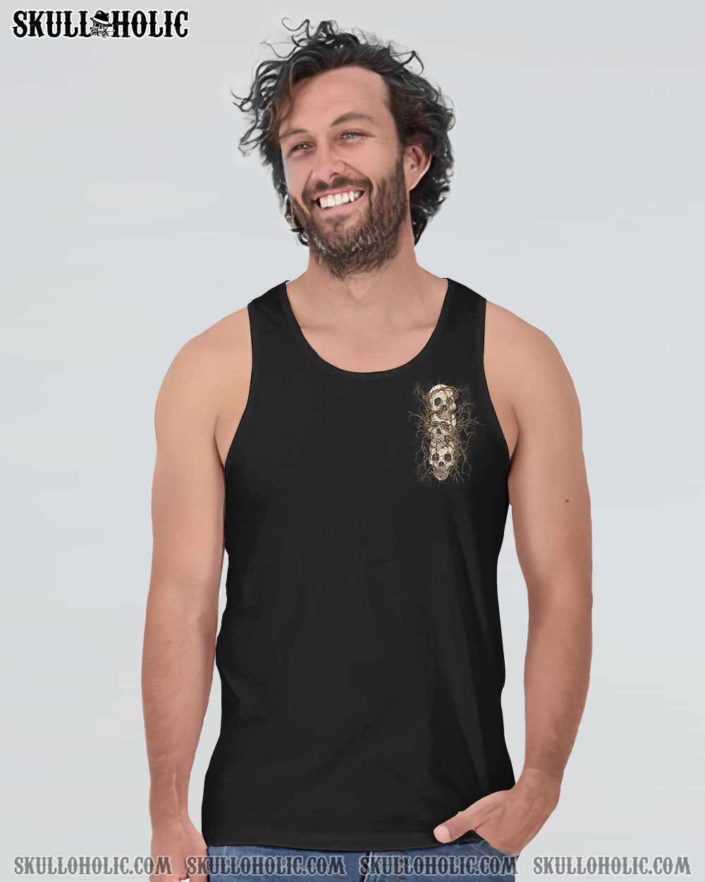 STUCK BETWEEN IDK IDC AND IDGAF SKULL ALL OVER PRINT – YHLN2312221