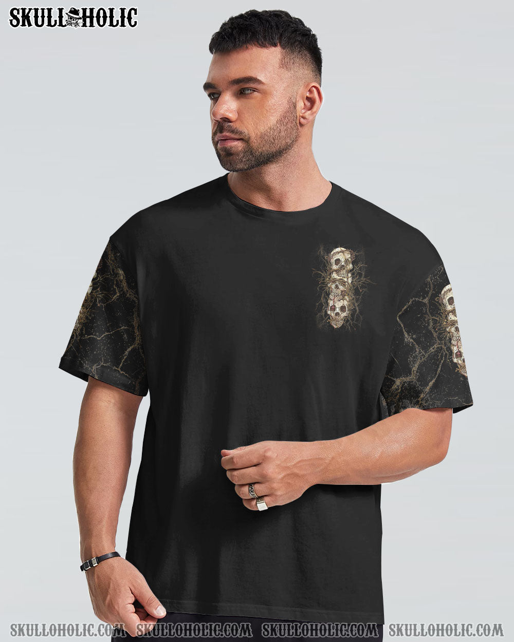 STUCK BETWEEN IDK IDC AND IDGAF SKULL ALL OVER PRINT – YHLN2312221