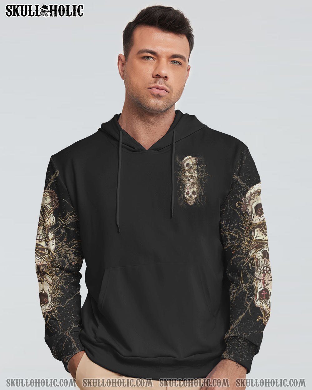 STUCK BETWEEN IDK IDC AND IDGAF SKULL ALL OVER PRINT – YHLN2312221