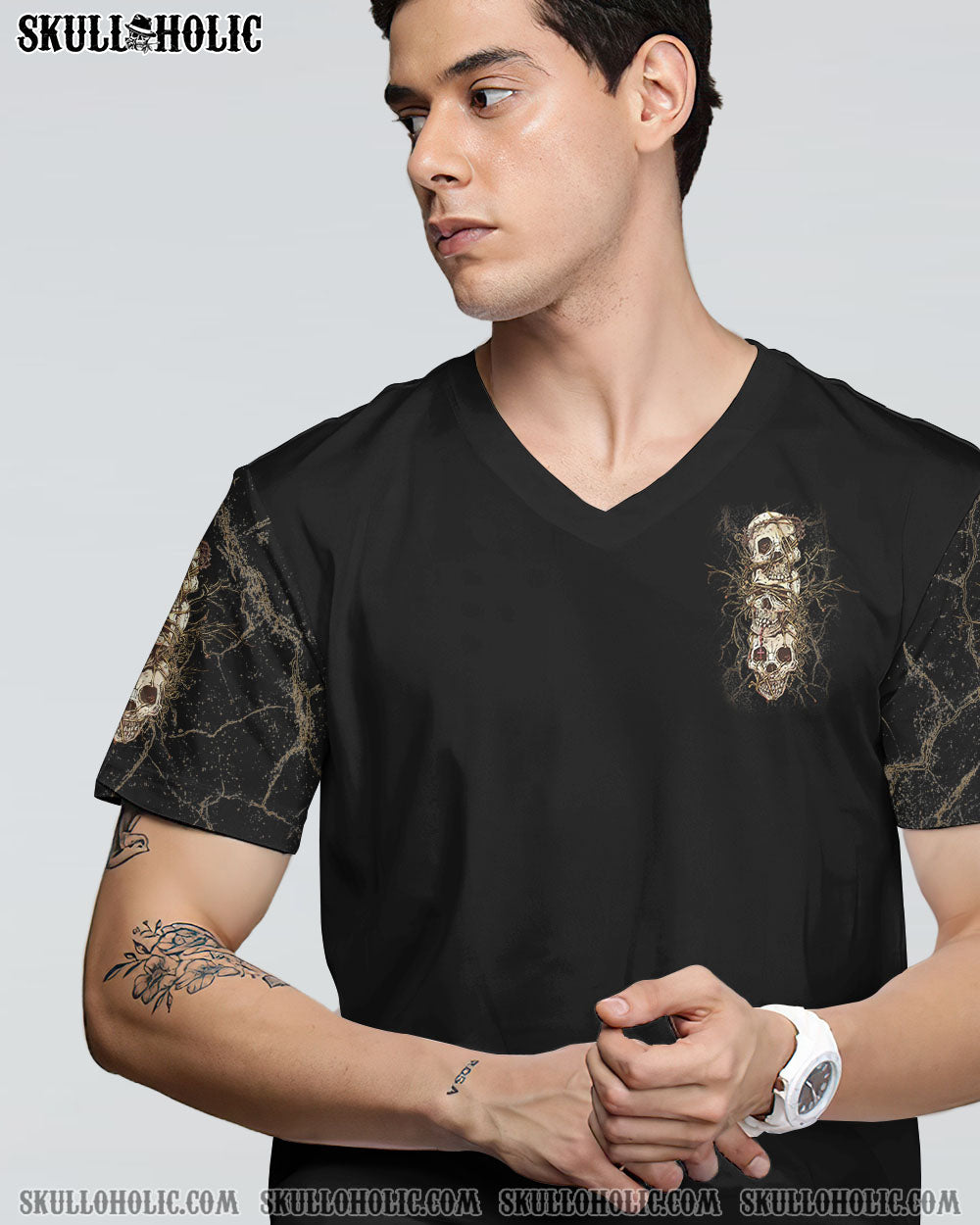 STUCK BETWEEN IDK IDC AND IDGAF SKULL ALL OVER PRINT – YHLN2312221