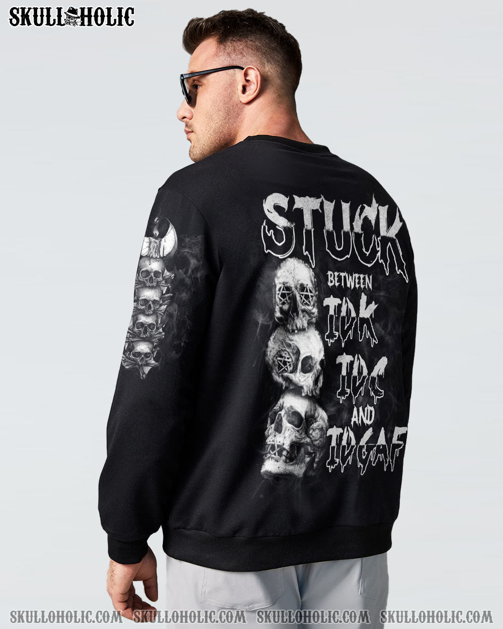 STUCK BETWEEN IDK IDC IDGAF ALL OVER PRINT – TLTM2612221