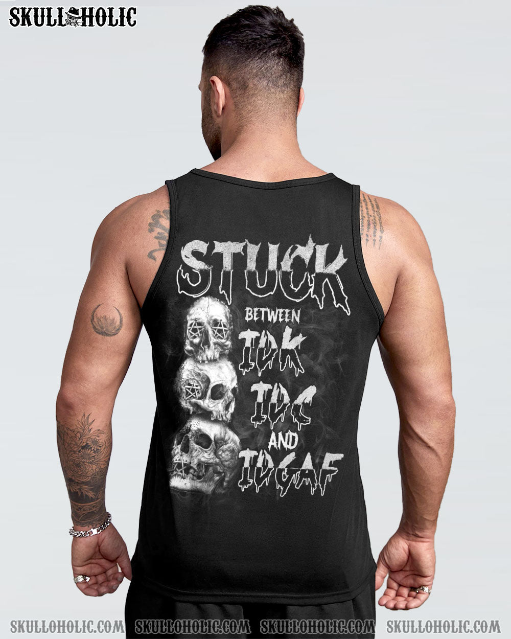 STUCK BETWEEN IDK IDC IDGAF ALL OVER PRINT – TLTM2612221