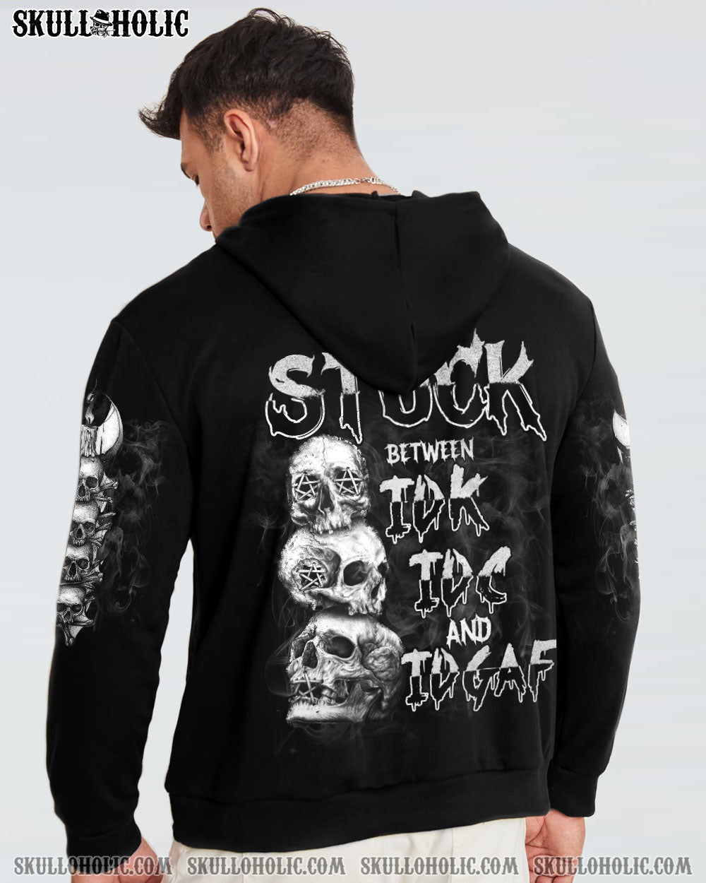 STUCK BETWEEN IDK IDC IDGAF ALL OVER PRINT – TLTM2612221