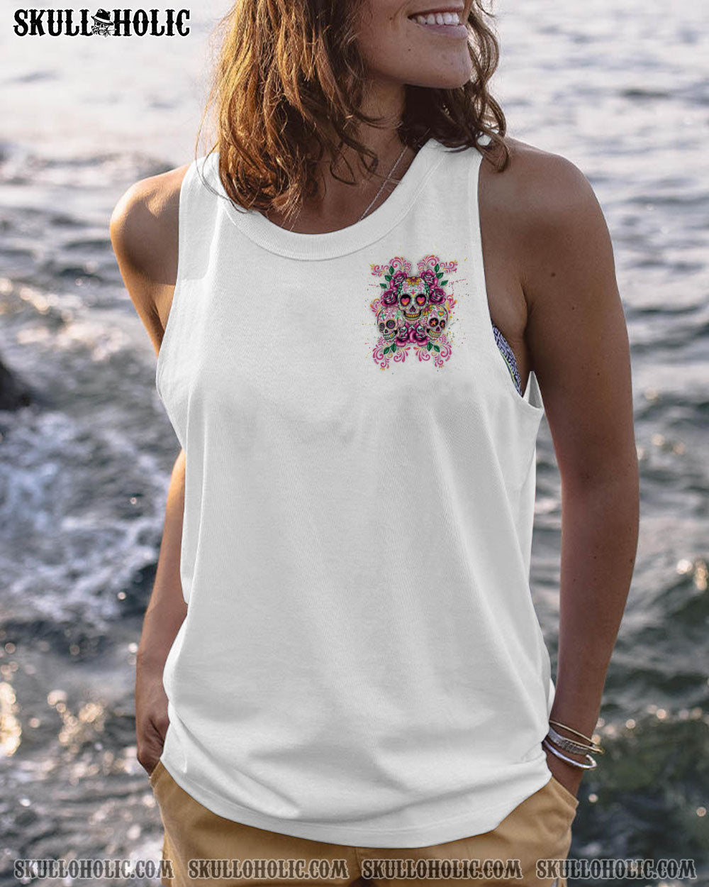 STUCK BETWEEN SUGAR SKULL ALL OVER PRINT – YHLN2012224