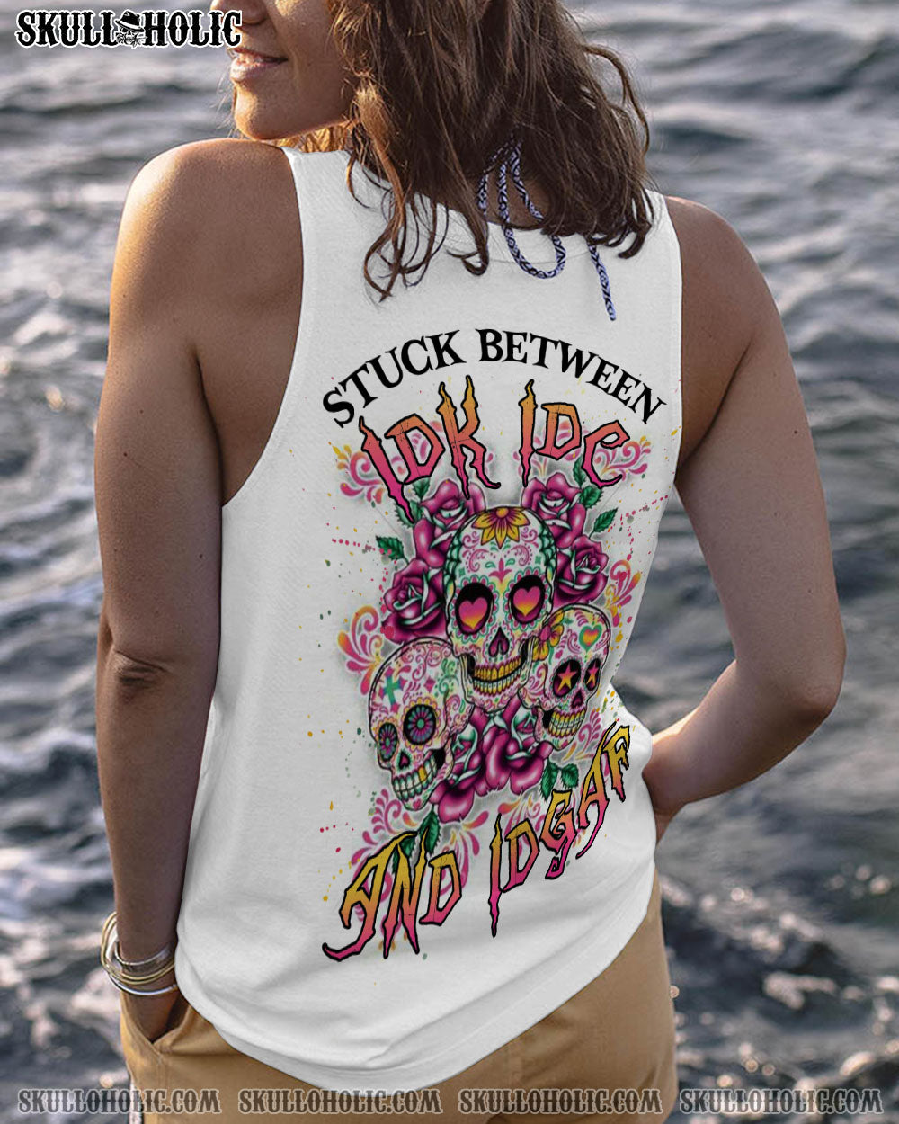 STUCK BETWEEN SUGAR SKULL ALL OVER PRINT – YHLN2012224