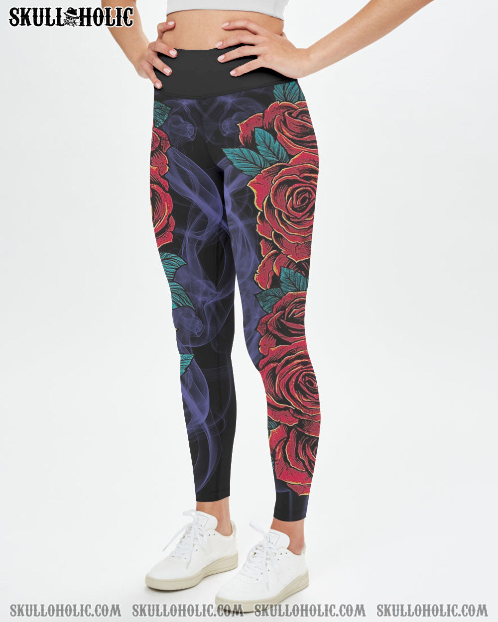 SUGAR SKULL ROSE SMOKE ALL OVER PRINT – TY2212223