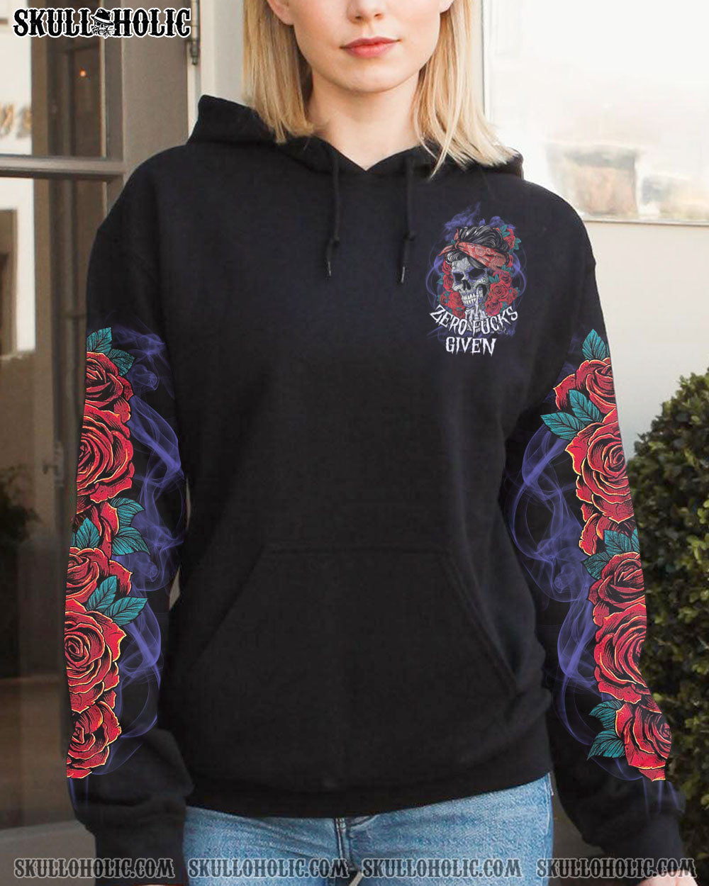 SUGAR SKULL ROSE SMOKE ALL OVER PRINT – TY2212223