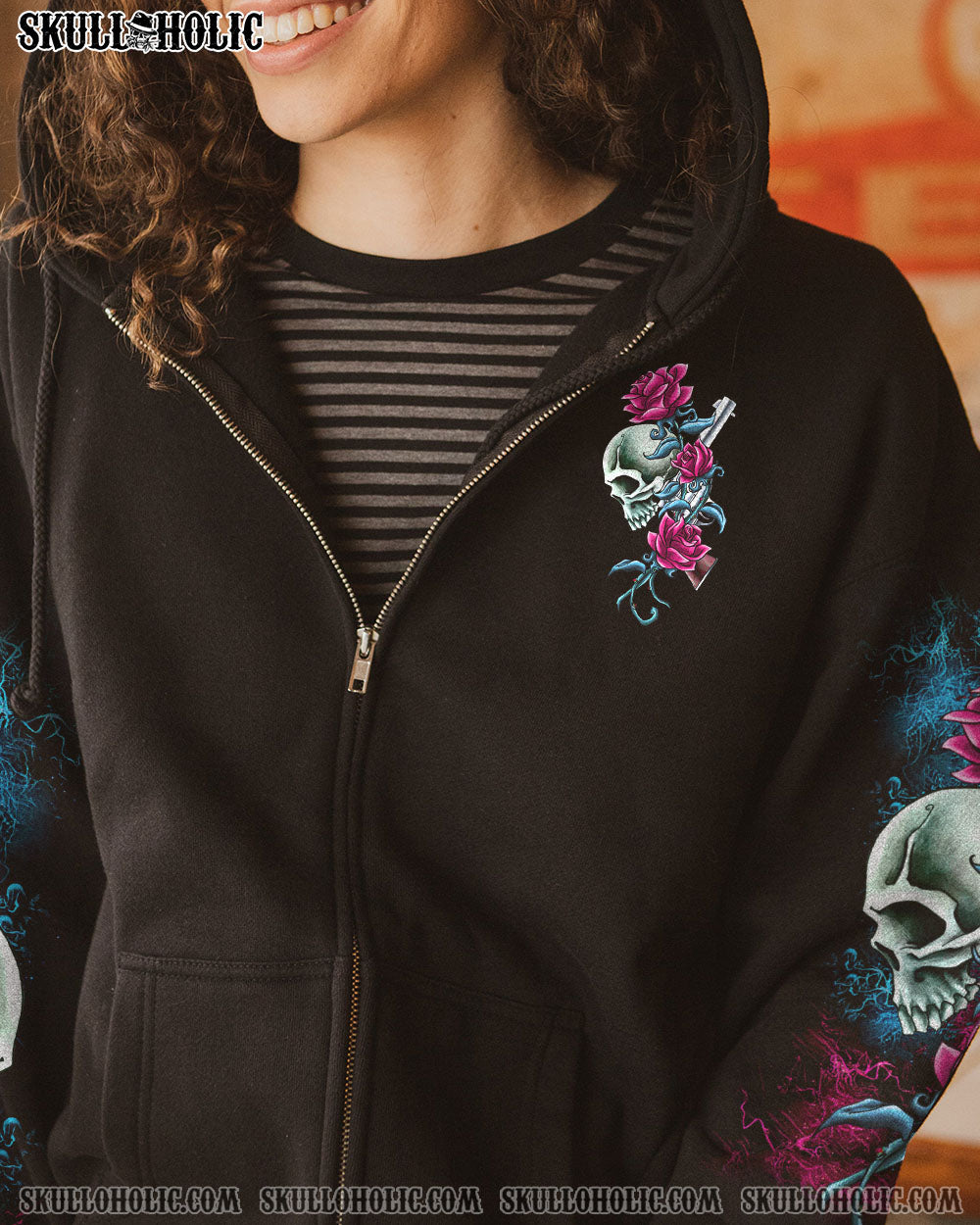 THAT MAKES ME DANGEROUS ROSE SKULL G ALL OVER PRINT – TLTR1301234