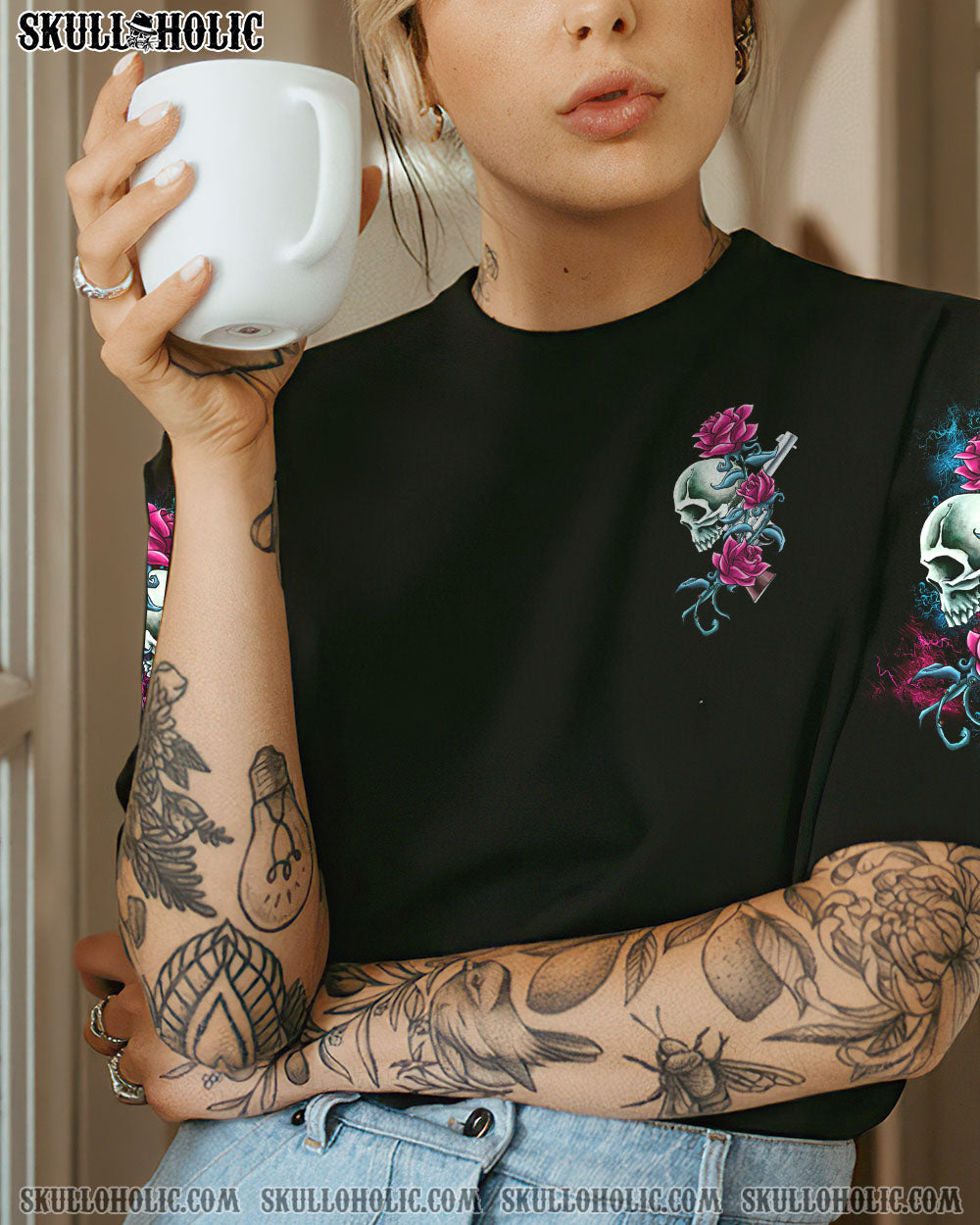 THAT MAKES ME DANGEROUS ROSE SKULL G ALL OVER PRINT – TLTR1301234