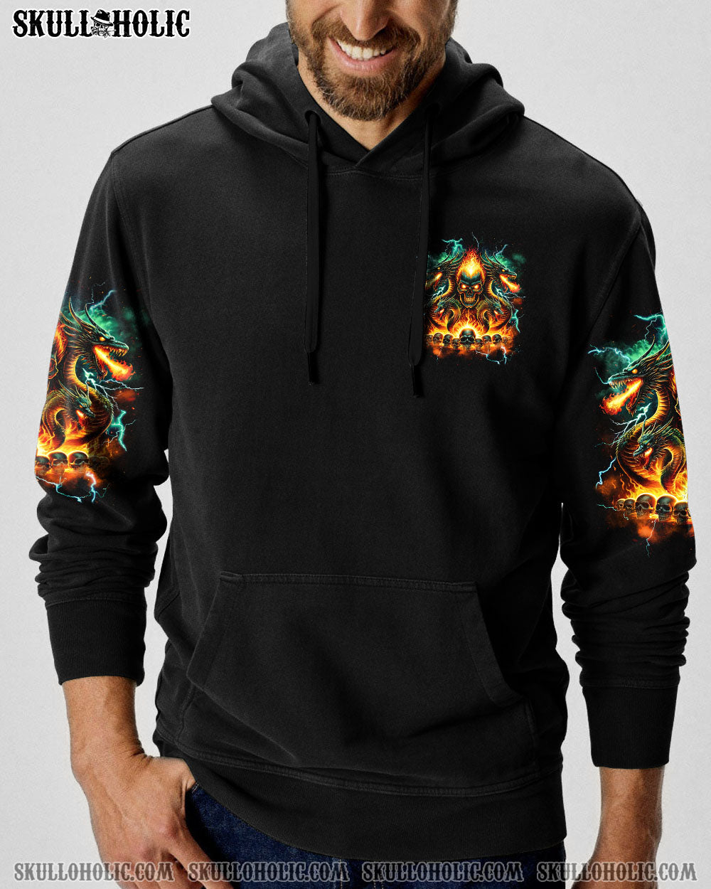 THAT WHICH DOES NOT KILL ME SHOULD RUN SKULL DRAGON ALL OVER PRINT – TLNZ1005242