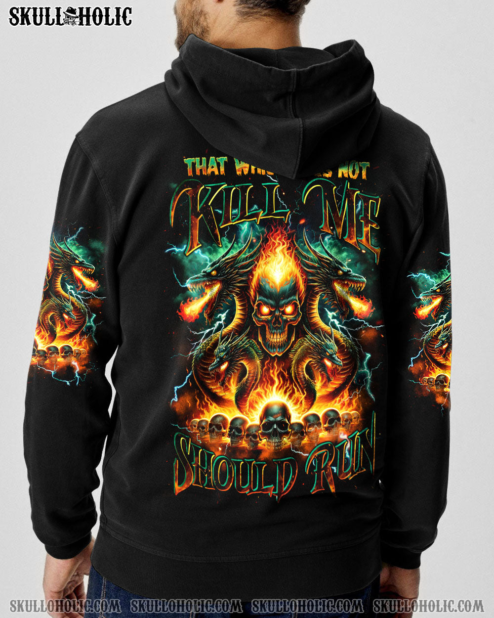 THAT WHICH DOES NOT KILL ME SHOULD RUN SKULL DRAGON ALL OVER PRINT – TLNZ1005242