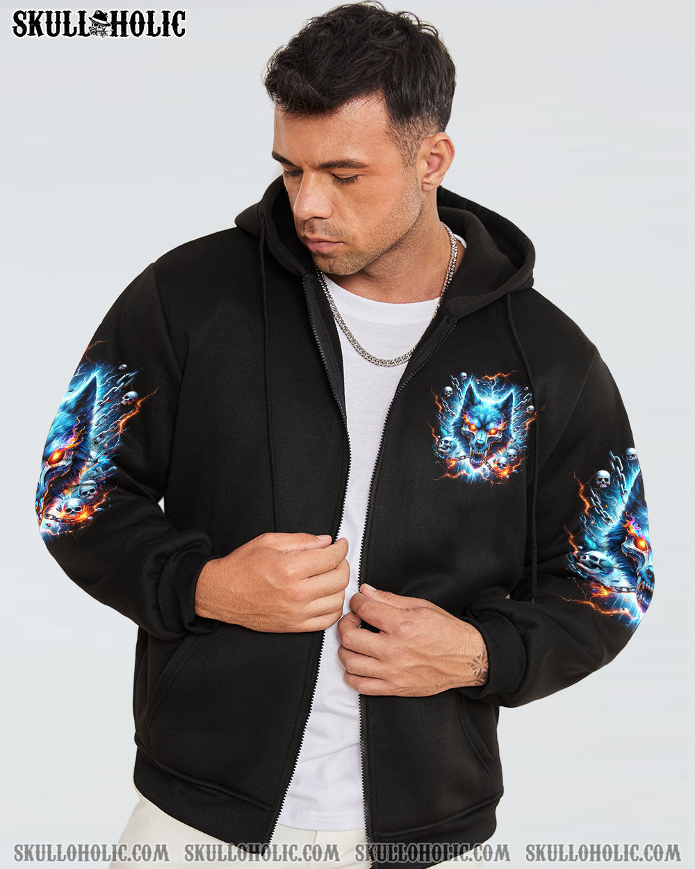 THE CHAINS ON MY MOOD SWING WOLF SKULL ALL OVER PRINT – TLTW2901241