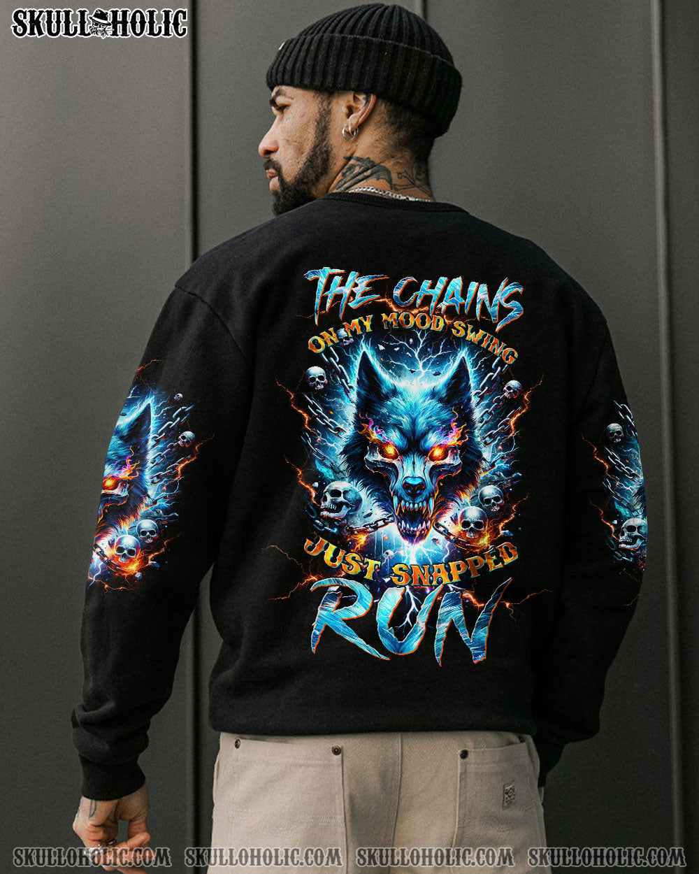 THE CHAINS ON MY MOOD SWING WOLF SKULL ALL OVER PRINT – TLTW2901241