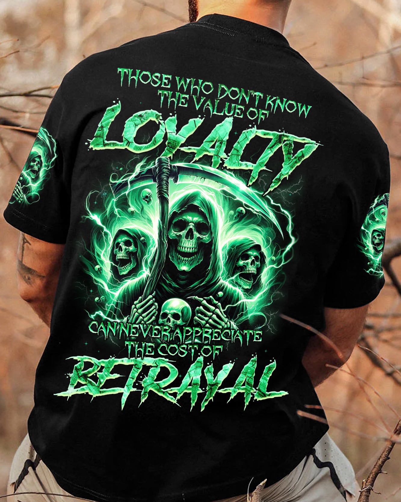 THE COST OF BETRAYAL SKULL ALL OVER PRINT - TYQY0506244