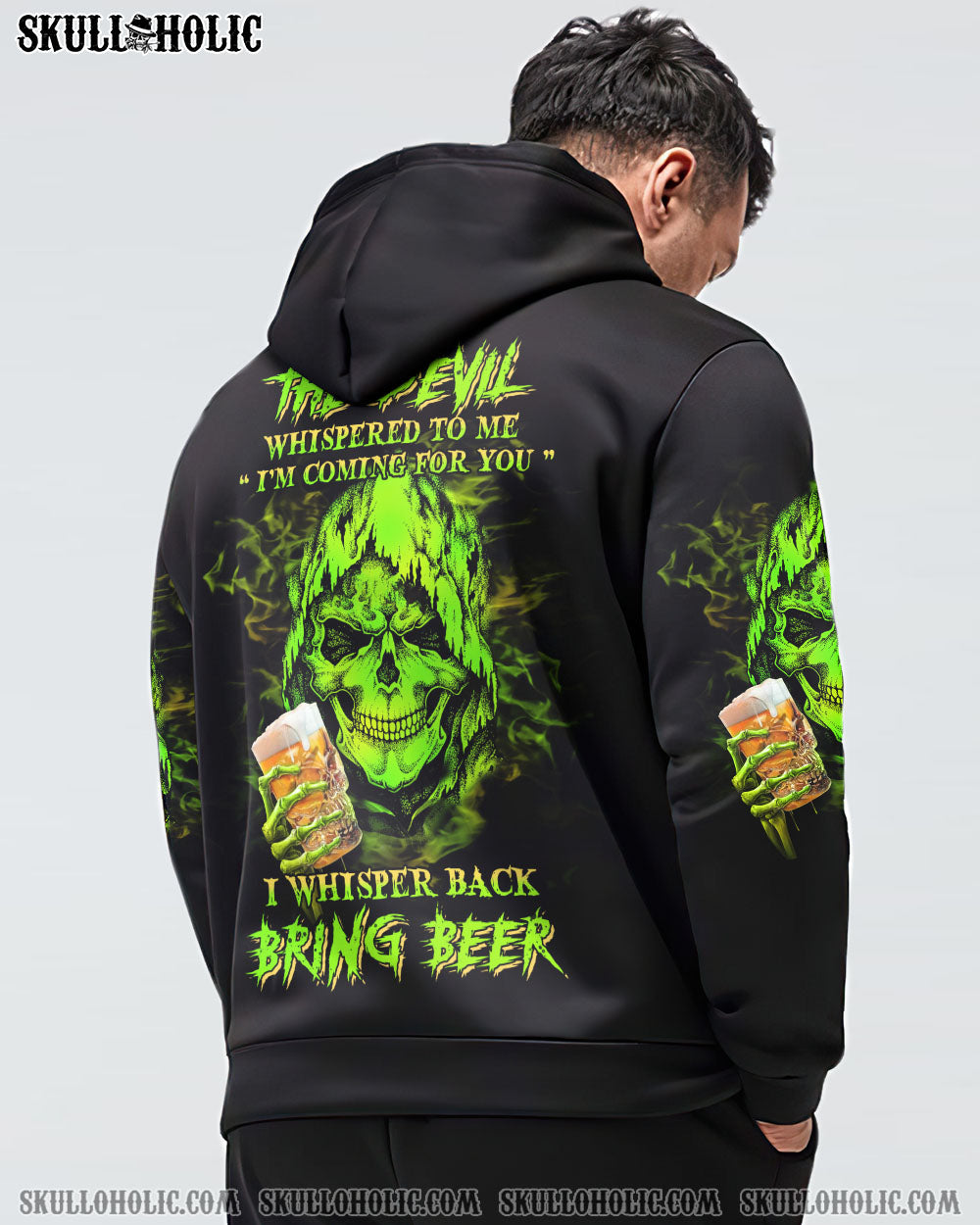 THE DEVIL WHISPERED TO ME BRING BEER SKULL ALL OVER PRINT – YHHN1603234