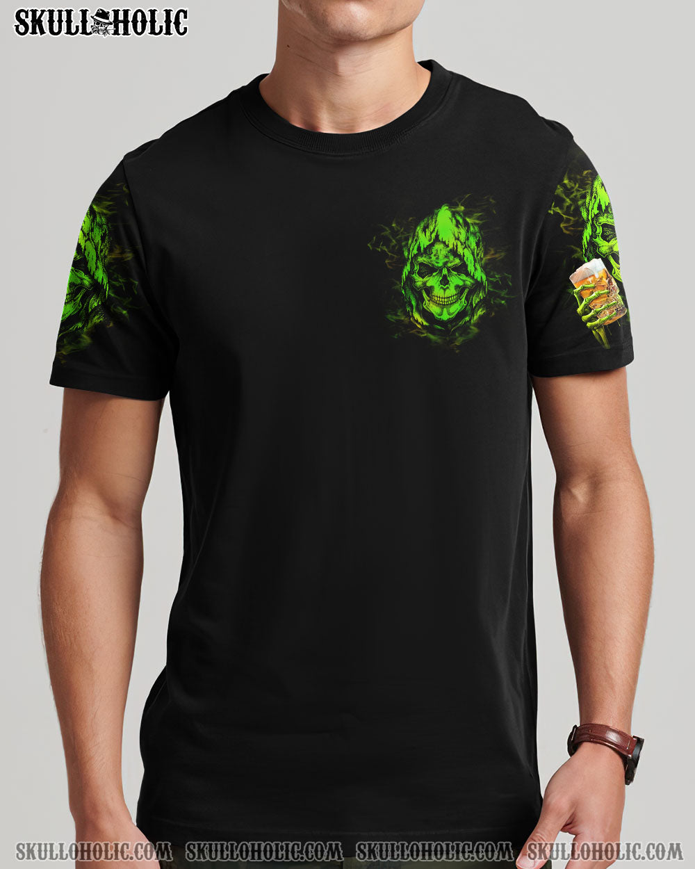 THE DEVIL WHISPERED TO ME BRING BEER SKULL ALL OVER PRINT – YHHN1603234