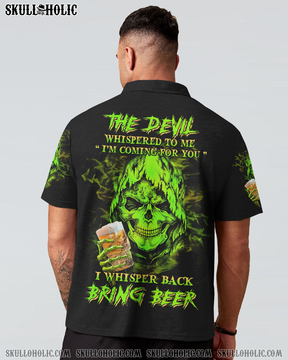 THE DEVIL WHISPERED TO ME BRING BEER SKULL ALL OVER PRINT – YHHN1603234