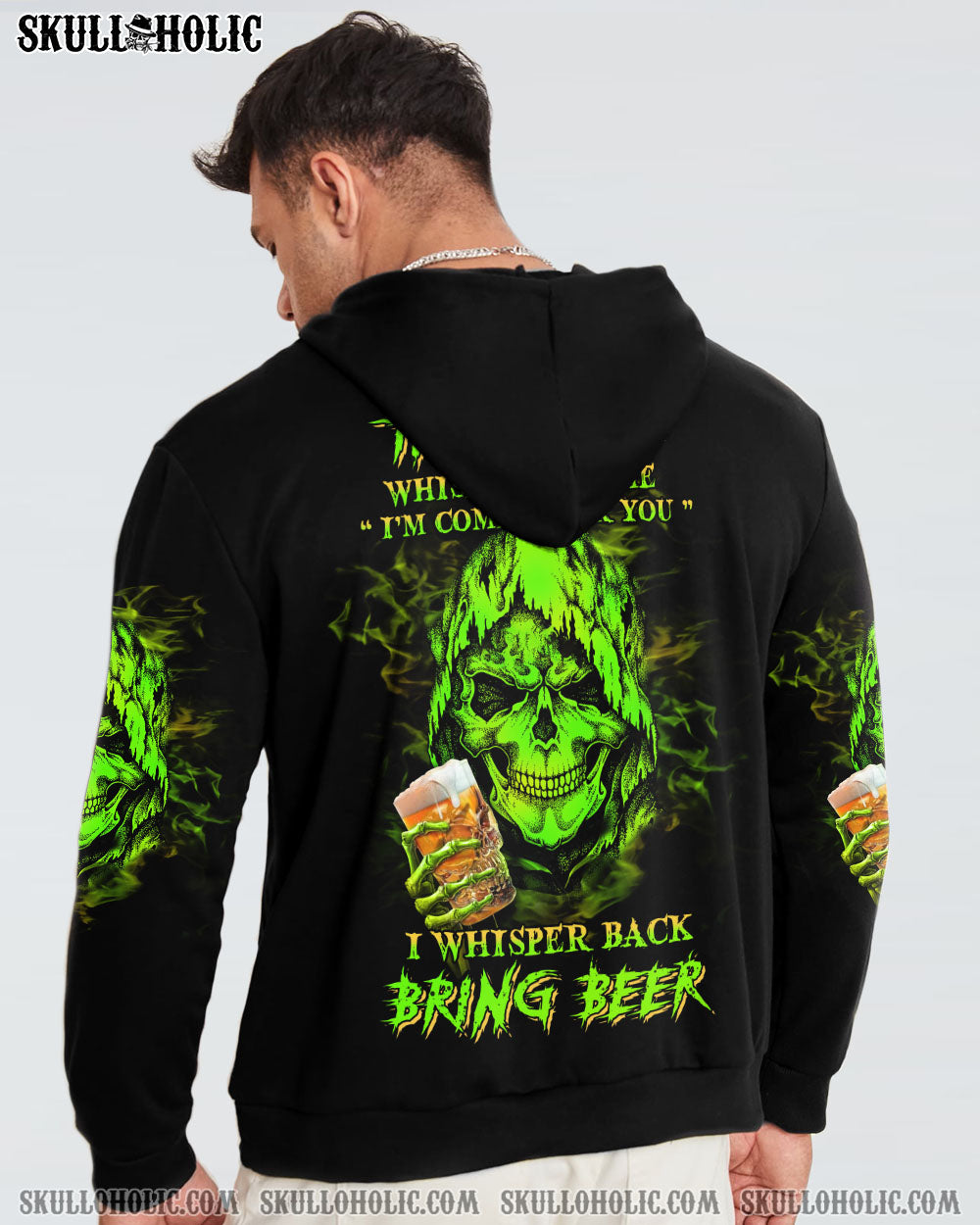 THE DEVIL WHISPERED TO ME BRING BEER SKULL ALL OVER PRINT – YHHN1603234