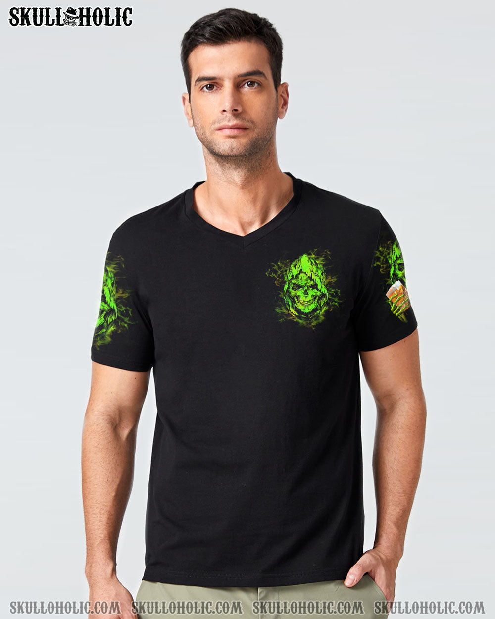 THE DEVIL WHISPERED TO ME BRING BEER SKULL ALL OVER PRINT – YHHN1603234