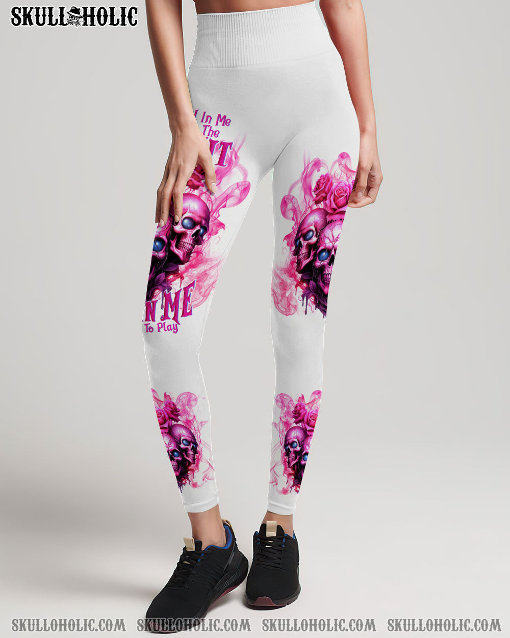 THE GOOD GIRL IN ME 3 SKULLS ROSE ALL OVER PRINT – TLNT0310231