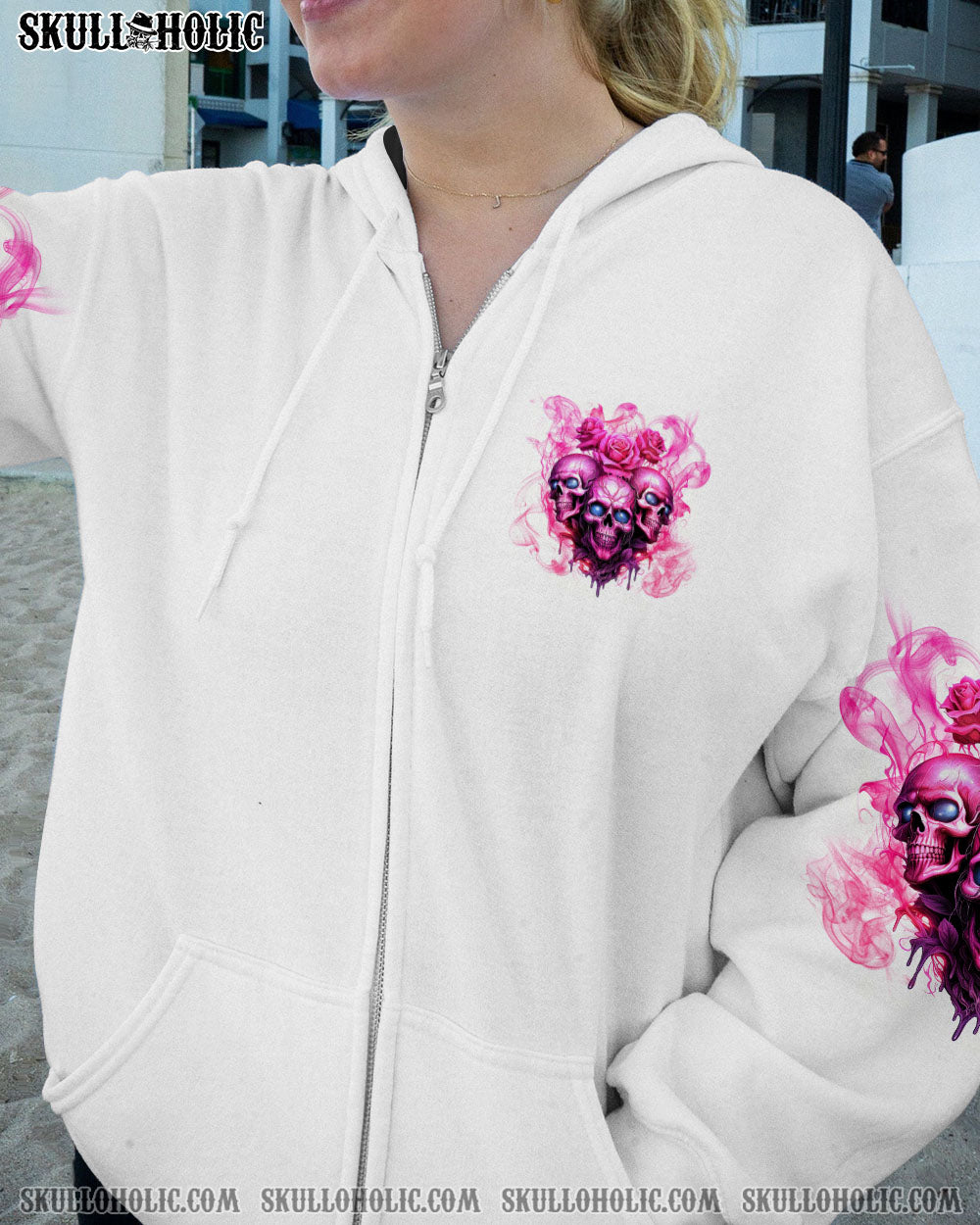 THE GOOD GIRL IN ME 3 SKULLS ROSE ALL OVER PRINT – TLNT0310231