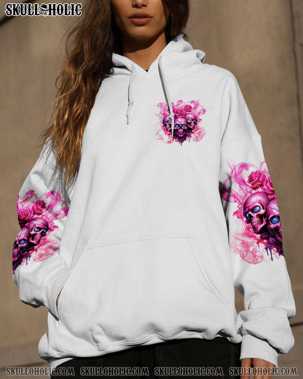 THE GOOD GIRL IN ME 3 SKULLS ROSE ALL OVER PRINT – TLNT0310231