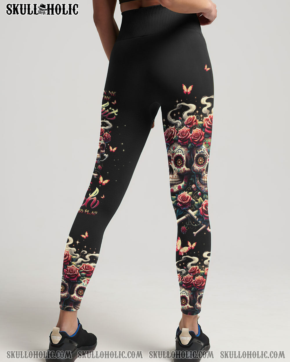 THE GOOD GIRL IN ME 3 SKULLS ROSE ALL OVER PRINT – TLTW0911231