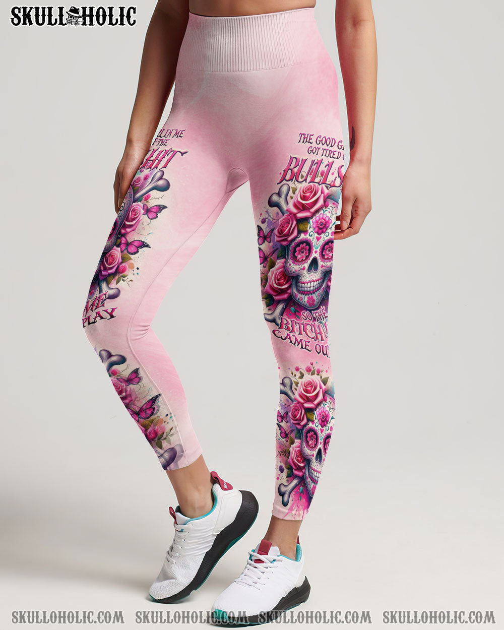 THE GOOD GIRL IN ME BONES SKULL ALL OVER PRINT – TLNO0411231