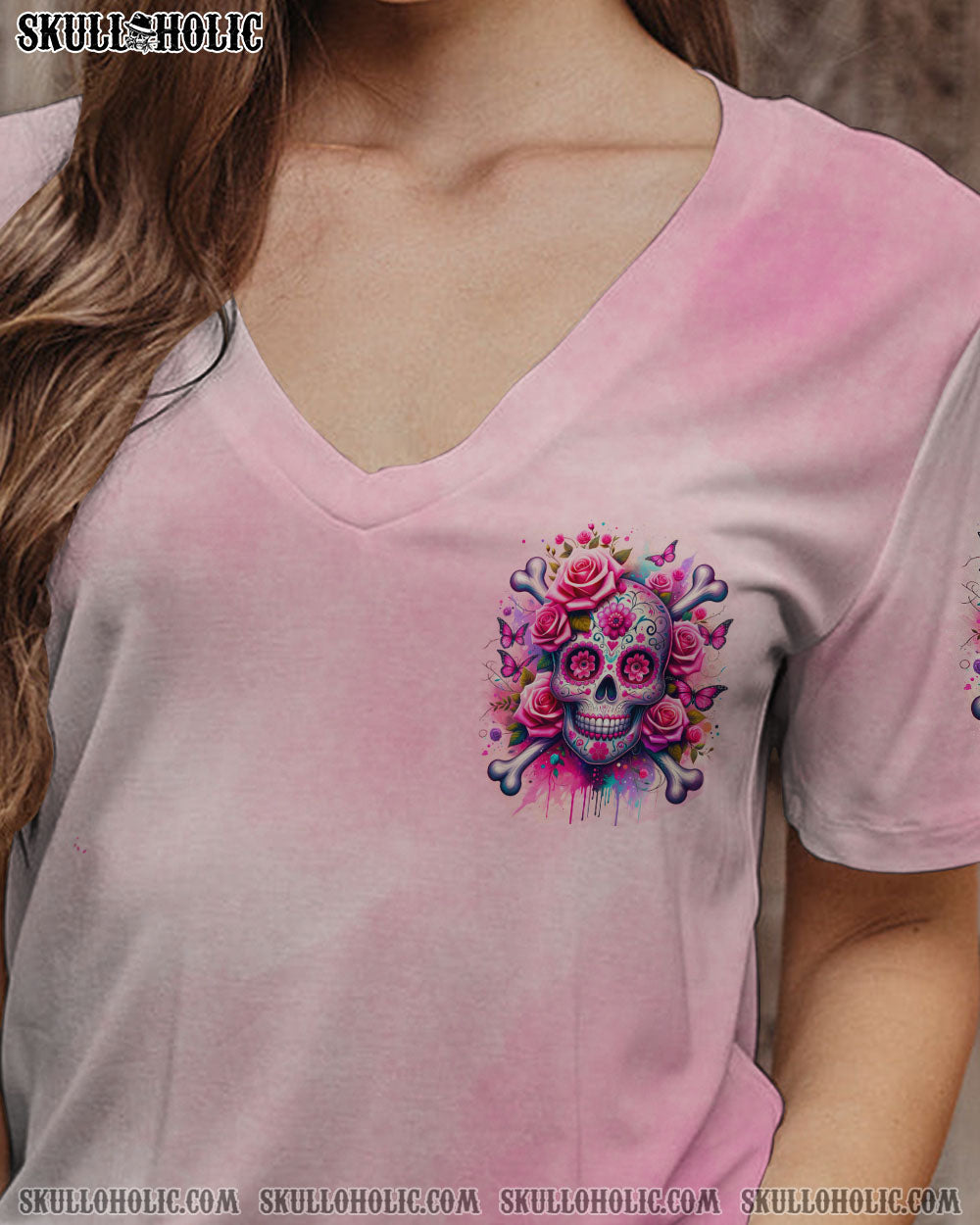 THE GOOD GIRL IN ME BONES SKULL ALL OVER PRINT – TLNO0411231