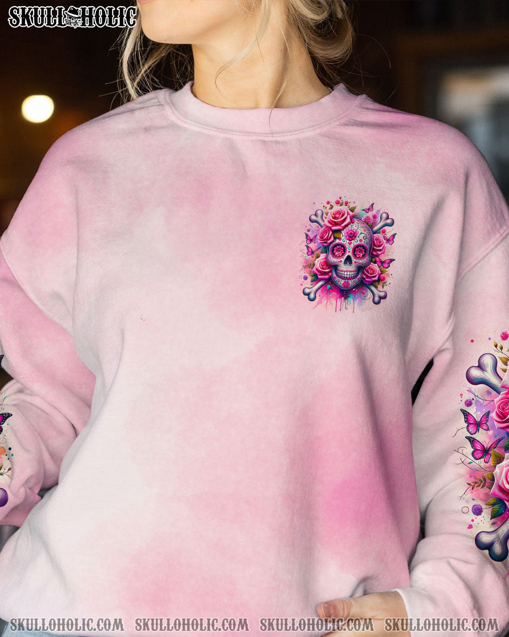 THE GOOD GIRL IN ME BONES SKULL ALL OVER PRINT – TLNO0411231