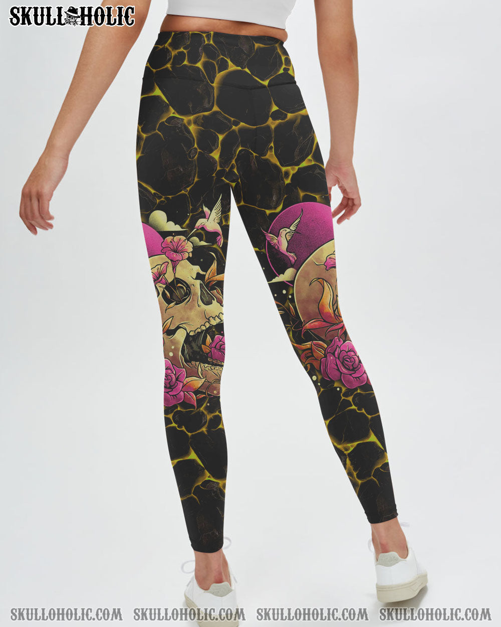 THE GOOD GIRL IN ME FLOWER SKULL ALL OVER PRINT – TLTR2612221