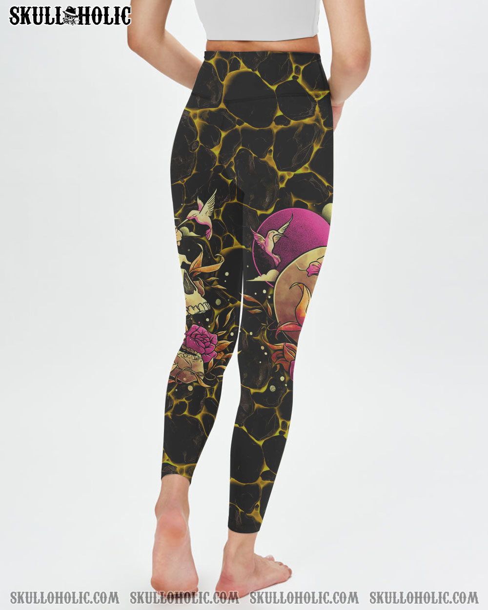 THE GOOD GIRL IN ME FLOWER SKULL ALL OVER PRINT – TLTR2612221