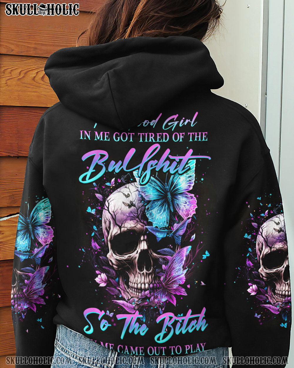 THE GOOD GIRL IN ME GOT TIRED SKULL ALL OVER PRINT – YHHN0602236