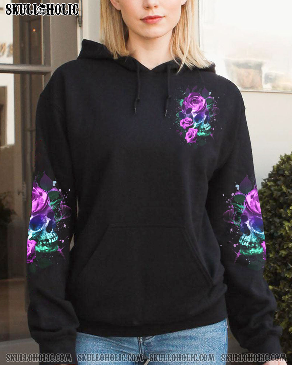 THE GOOD GIRL IN ME GOT TIRED SKULL ROSE ALL OVER PRINT – YHHG2612221