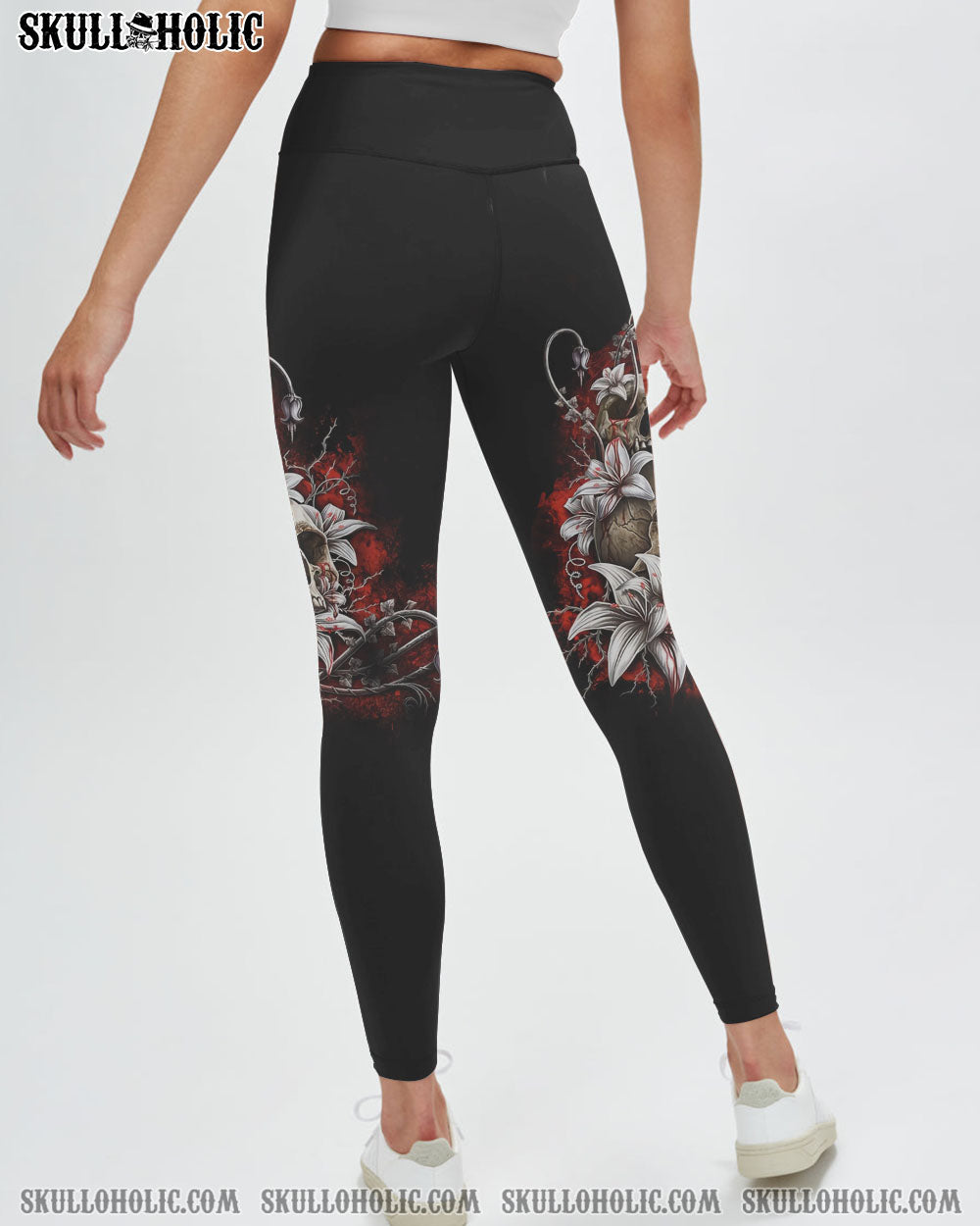 THE GOOD GIRL IN ME GOT TIRED SKULL ROSE ALL OVER PRINT – YHHN1701231