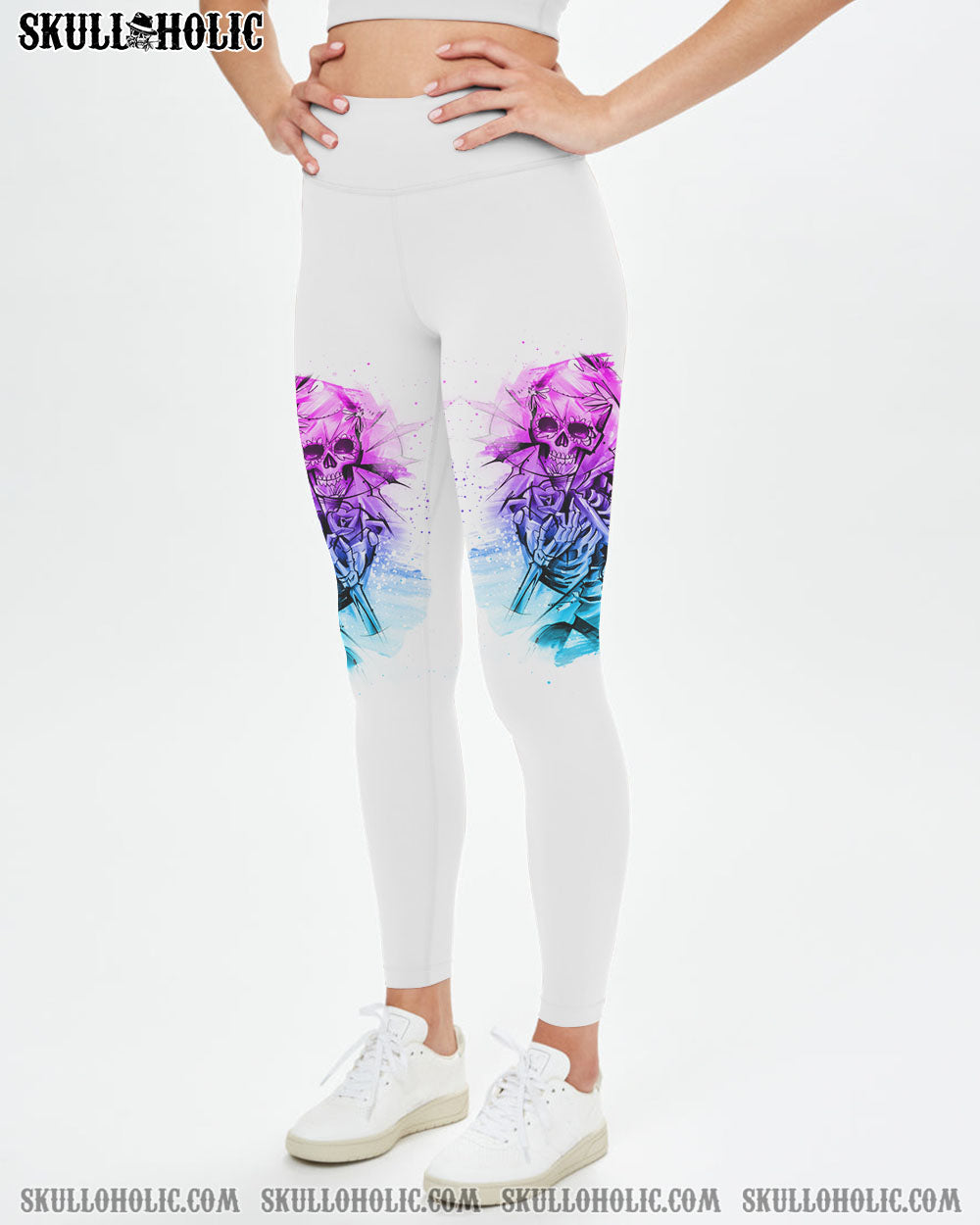 THE GOOD GIRL IN ME GOT TIRED SKULL SKELETON ALL OVER PRINT – YHHG0302232