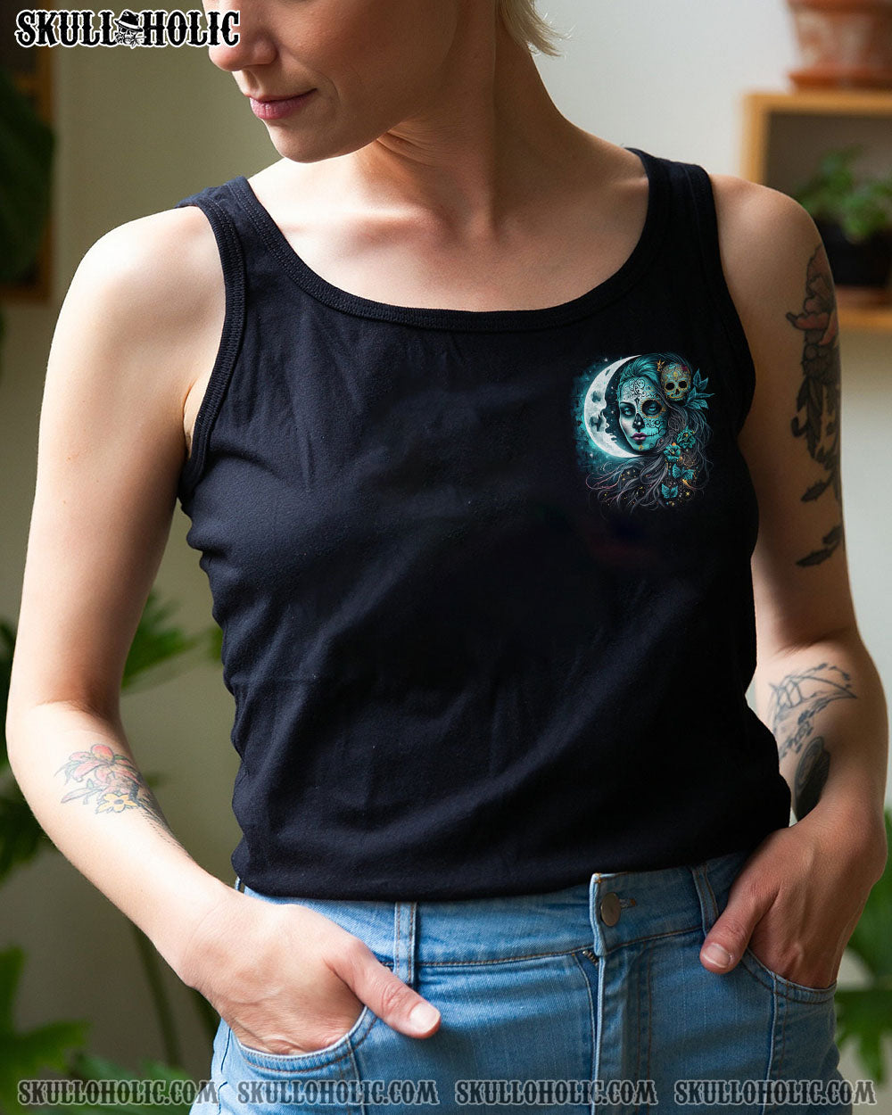 THE GOOD GIRL IN ME HALF SUGAR SKULL ALL OVER PRINT – TLTW0404231