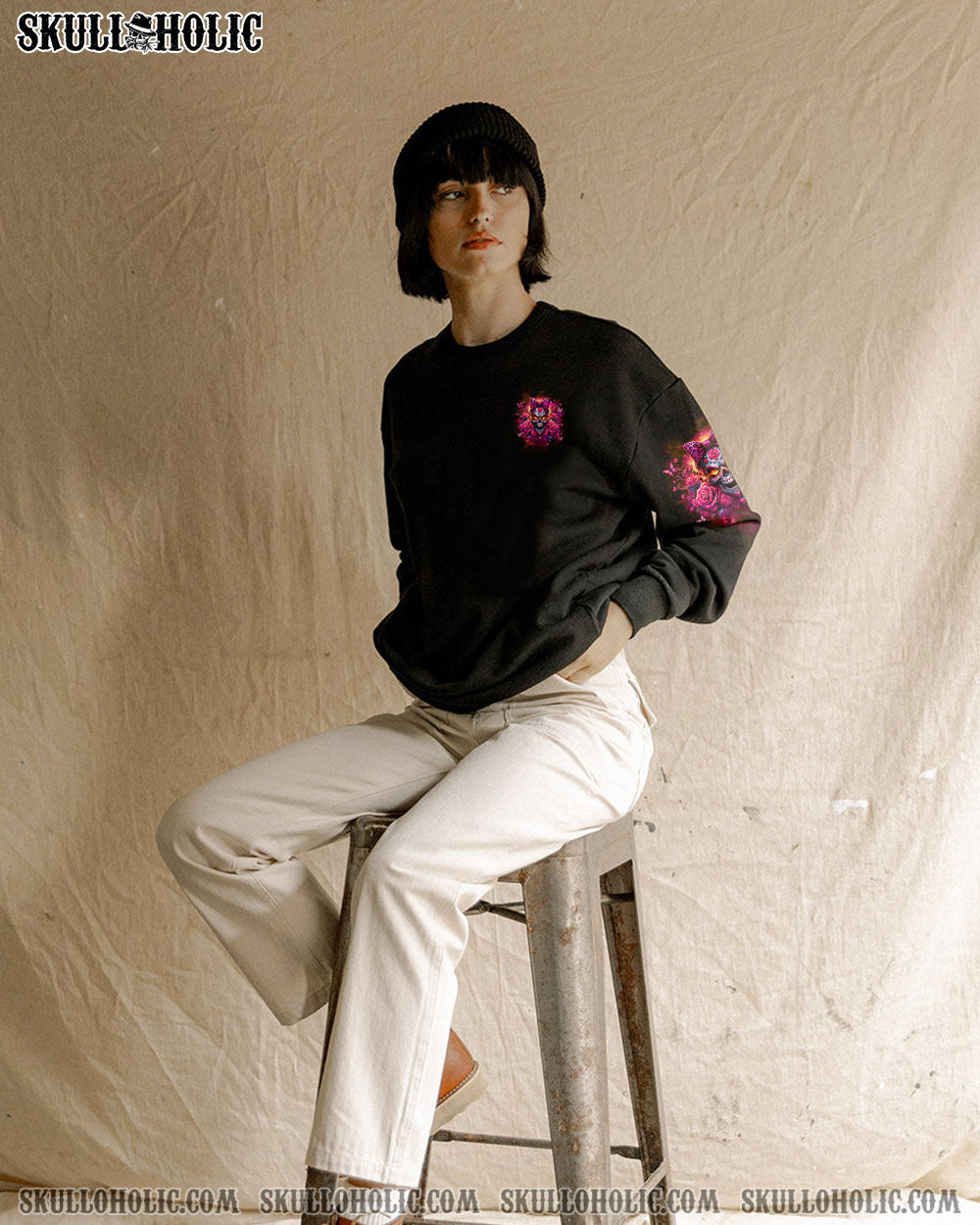 THE GOOD GIRL IN ME MADLY SUGAR SKULL ALL OVER PRINT – TLNZ2106243