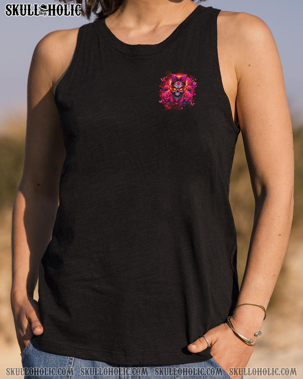 THE GOOD GIRL IN ME MADLY SUGAR SKULL ALL OVER PRINT – TLNZ2106243