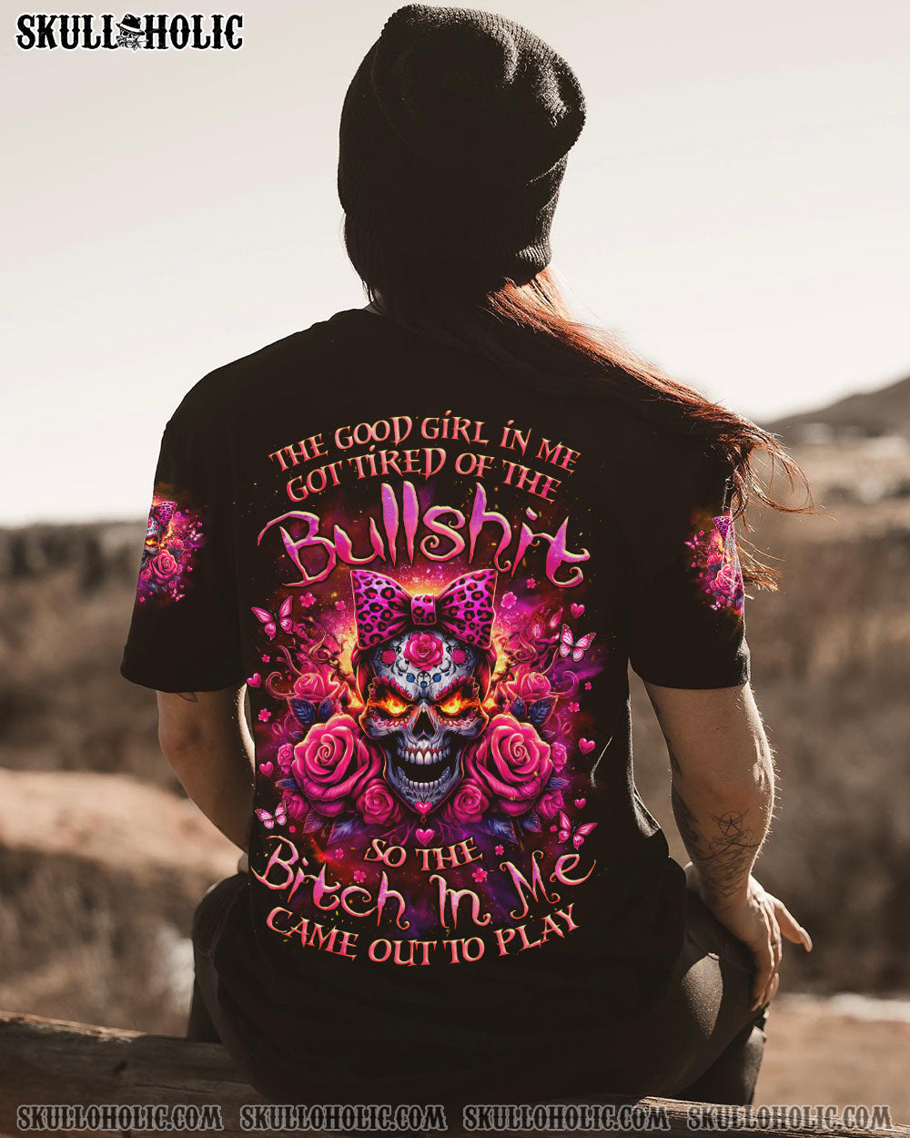 THE GOOD GIRL IN ME MADLY SUGAR SKULL ALL OVER PRINT – TLNZ2106243