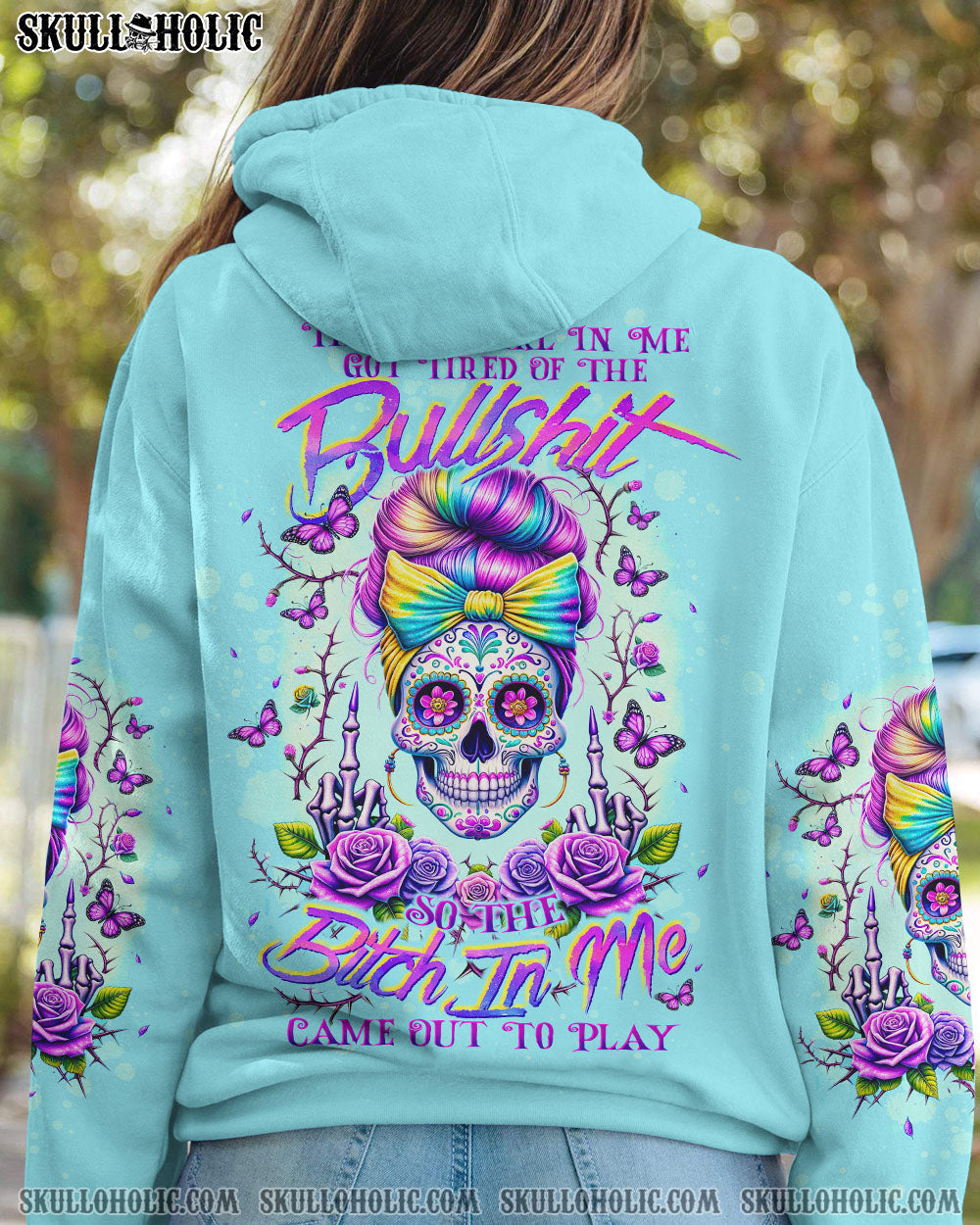 THE GOOD GIRL IN ME MESSY BUN ALL OVER PRINT – TLTW2404241