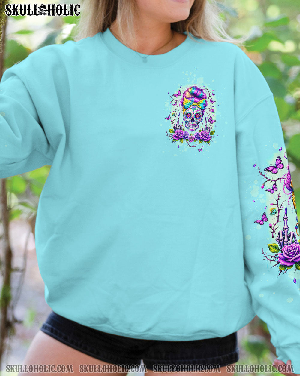 THE GOOD GIRL IN ME MESSY BUN ALL OVER PRINT – TLTW2404241