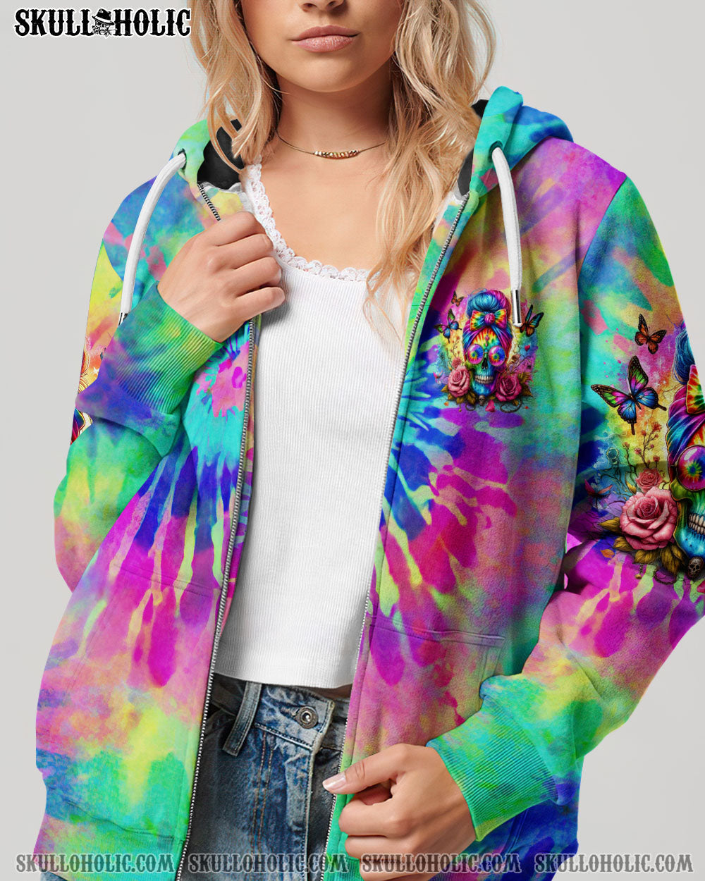 THE GOOD GIRL IN ME MESSY BUN TIE DYE ALL OVER PRINT – TYTM0705241
